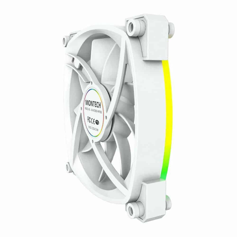 (image for) Montech AX120 PWM White 120mm ARGB Case Fan